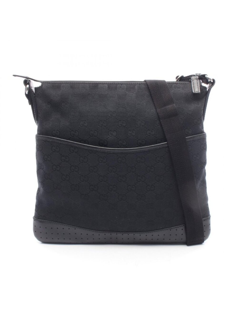 Gucci Shoulder Bag GG Canvas Black